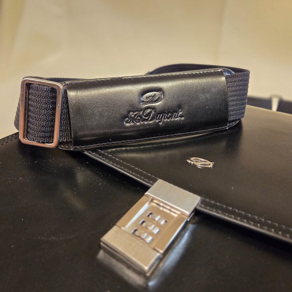 S.T.Dupont leather briefcase